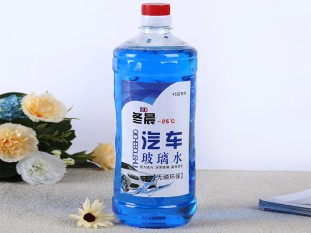 圆瓶冬晨玻璃水